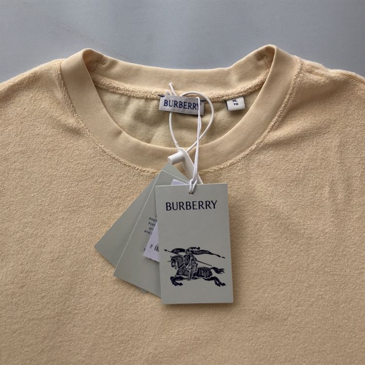 BURBERRY COTTON TOWELLING T-SHIRT - W015