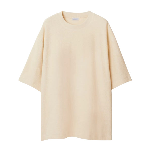 BURBERRY COTTON TOWELLING T-SHIRT - W015