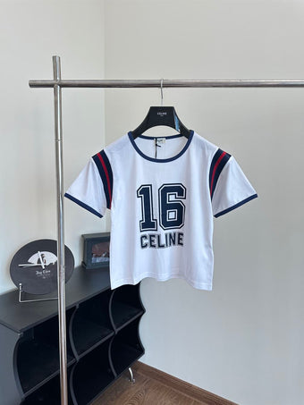 CELINE 16 BOXY T-SHIRT IN COTTON JERSEY - CE015