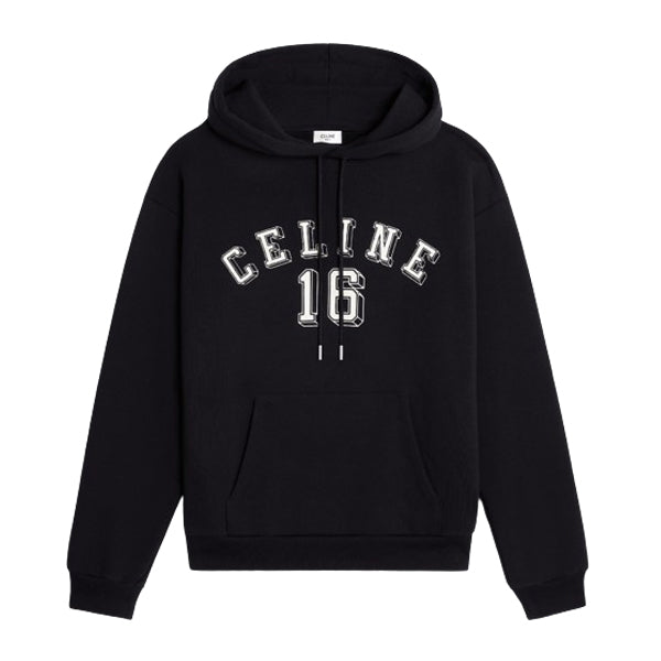 CELINE 16 LOOSE HOODIE IN COTTON FLEECE - CR002