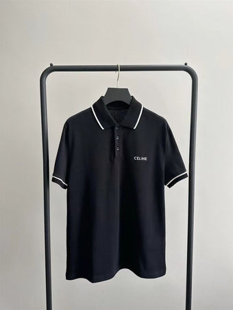 CELINE CLASSIC POLO SHIRT IN COTTON PIQUE - CE007