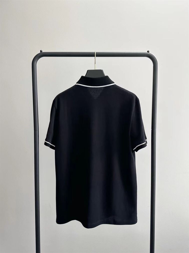 CELINE CLASSIC POLO SHIRT IN COTTON PIQUE - CE007