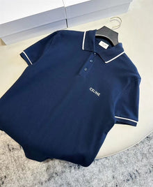 CELINE CLASSIC POLO SHIRT IN COTTON PIQUE - CE008