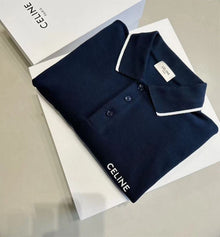 CELINE CLASSIC POLO SHIRT IN COTTON PIQUE - CE008