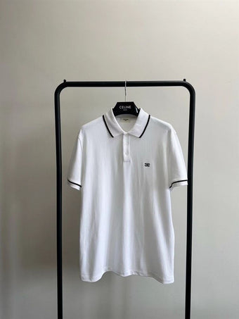 CELINE CLASSIC POLO SHIRT IN COTTON PIQUE - CE009