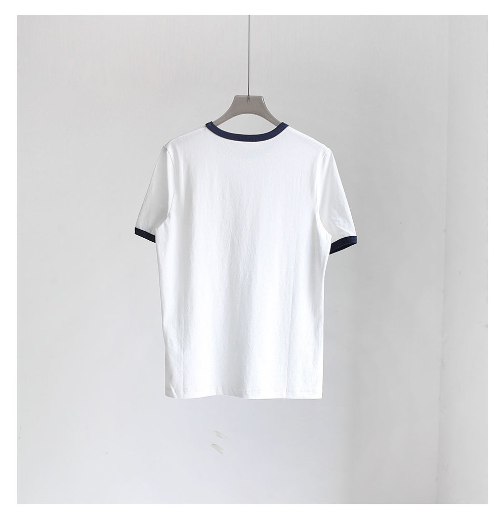 CELINE HEART TRIOMPHE T-SHIRT IN COTTON JERSEY - CE014