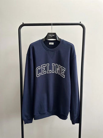 CELINE LOOSE SWEATSHIRT IN COTTON FLEECE - CR003