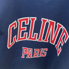 CELINE PARIS LOOSE SWEATSHIRT IN COTTON FLEECE - CE017