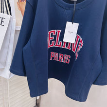 CELINE PARIS LOOSE SWEATSHIRT IN COTTON FLEECE - CE017