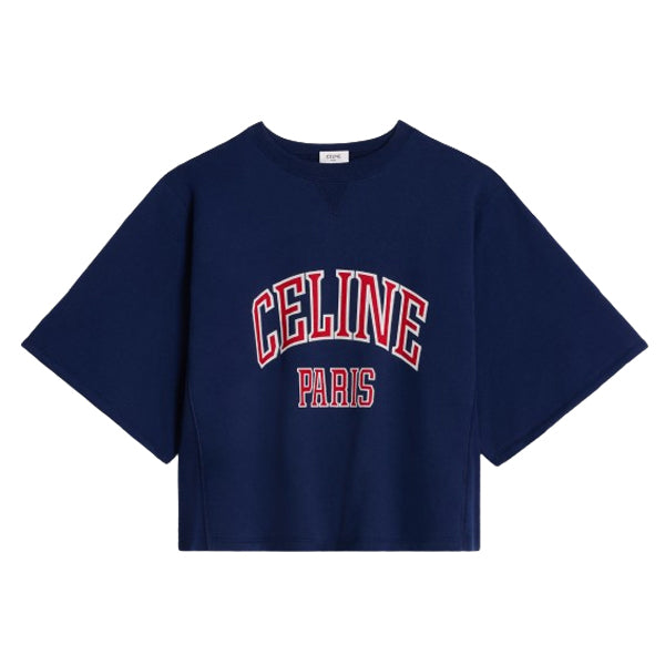 CELINE PARIS LOOSE SWEATSHIRT IN COTTON FLEECE - CE017