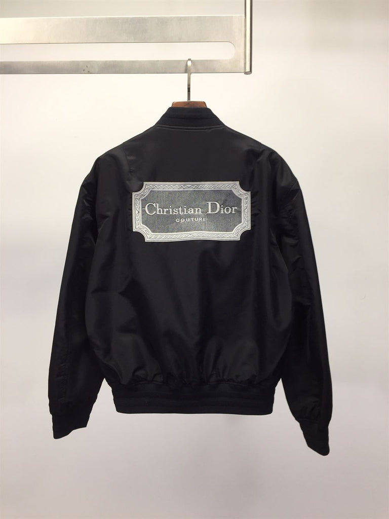 CHRISTIAN DIOR COUTURE BOMBER JACKET NAVY BLUE - CB004