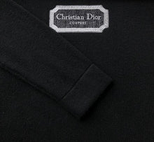 CHRISTIAN DIOR COUTURE SWEATER BLACK CASHMERE JERSEY - Z019