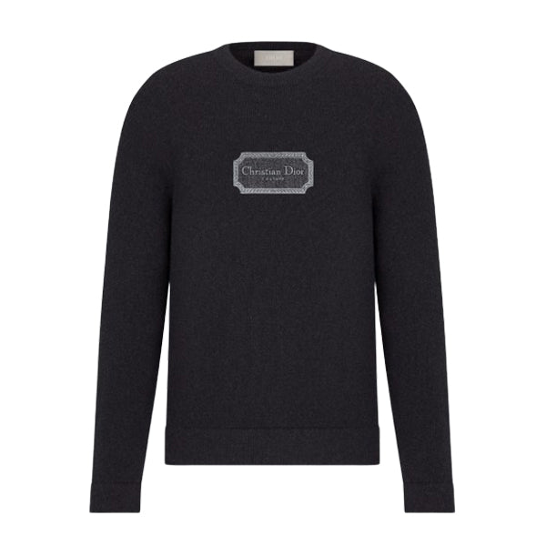 CHRISTIAN DIOR COUTURE SWEATER BLACK CASHMERE JERSEY - Z019