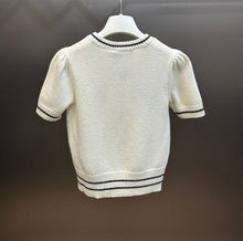 CHRISTIAN DIOR SHORT-SLEEVED SWEATER - O046