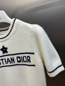 CHRISTIAN DIOR SHORT-SLEEVED SWEATER - O046