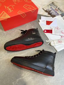 CHRISTIAN LOUBOUTIN LOUIS HIGH-TOP SNEAKERS - C019