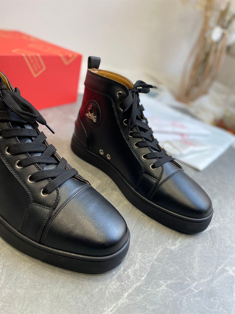 CHRISTIAN LOUBOUTIN LOUIS HIGH-TOP SNEAKERS - C019