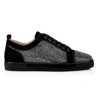 CHRISTIAN LOUBOUTIN LOUIS JUNIOR STRASS SNEAKERS - C023