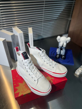 CHRISTIAN LOUBOUTIN PEDRO HIGH-TOP SNEAKERS - C014