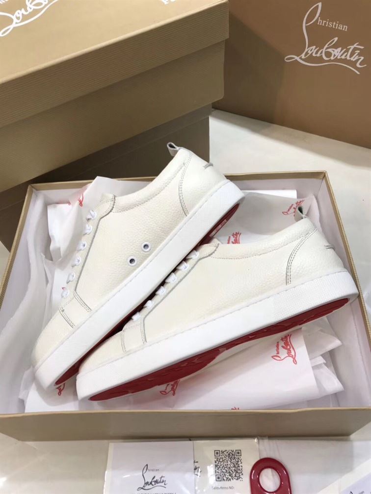 CHRISTIAN LOUBOUTIN RANTULOW LATTE SNEAKERS - C028