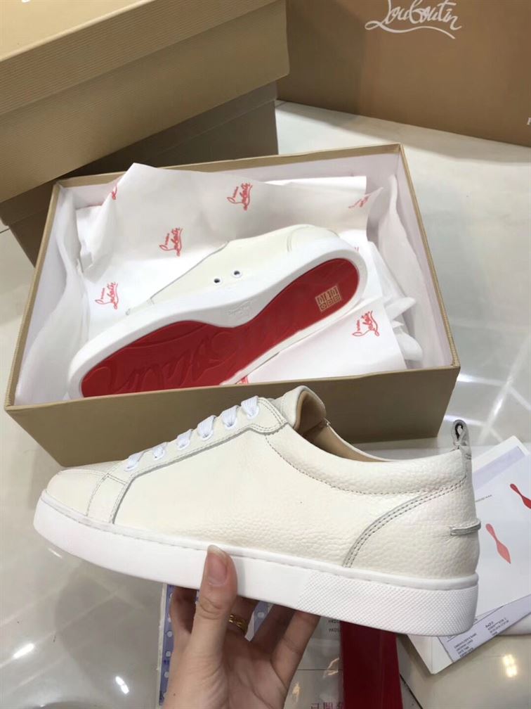 CHRISTIAN LOUBOUTIN RANTULOW LATTE SNEAKERS - C028