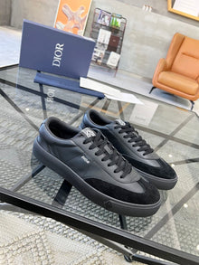 DIOR B101 SNEAKER BLACK SMOOTH CALFSKIN AND NUBUCK - I100