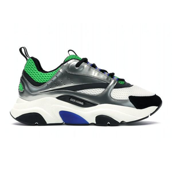 DIOR B22 SNEAKER GREEN SILVER - I034