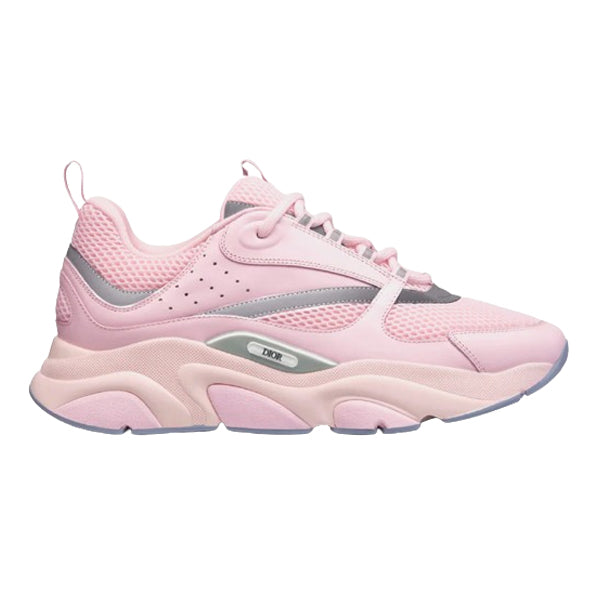 DIOR B22 SNEAKER PINK TECHNICAL MESH AND SMOOTH CALFSKIN - I064