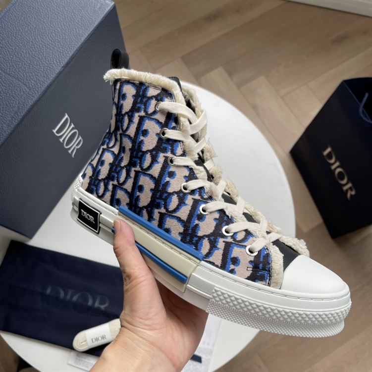 DIOR B23 HIGH-TOP SNEAKER OBLIQUE TAPESTRY - I089