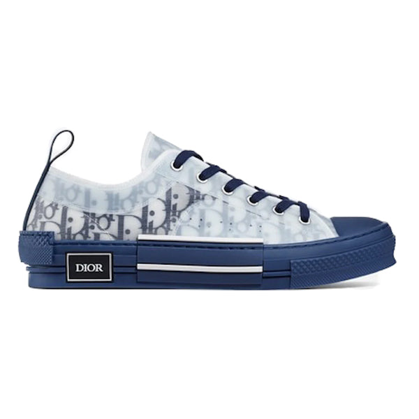 DIOR B23 LOW-TOP BLUE OBLIQUE - I091