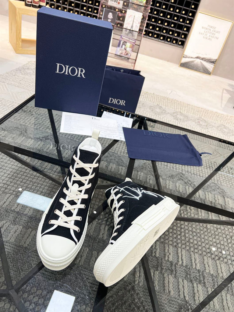 DIOR B23 SNEAKER CACTUS JACK BLACK - I087