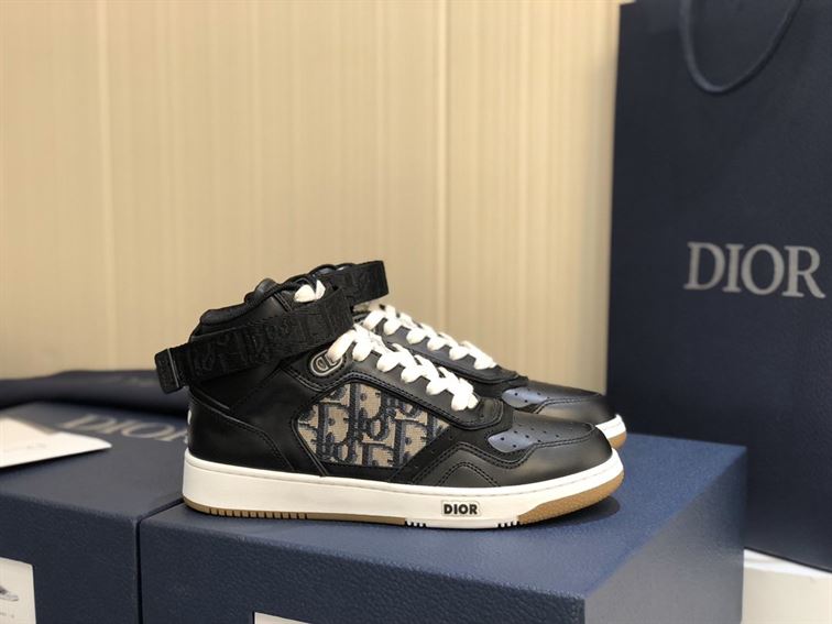 DIOR B27 HIGH-TOP SNEAKER BLACK BEIGR - I079