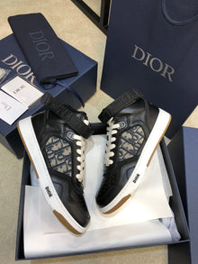 DIOR B27 HIGH-TOP SNEAKER BLACK BEIGR - I079