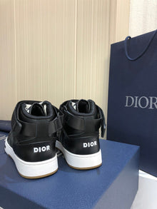 DIOR B27 HIGH-TOP SNEAKER BLACK BEIGR - I079