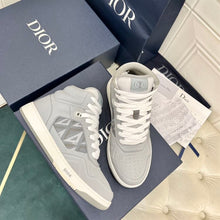 DIOR B27 HIGH-TOP SNEAKER GRAY CD DIAMOND - I077