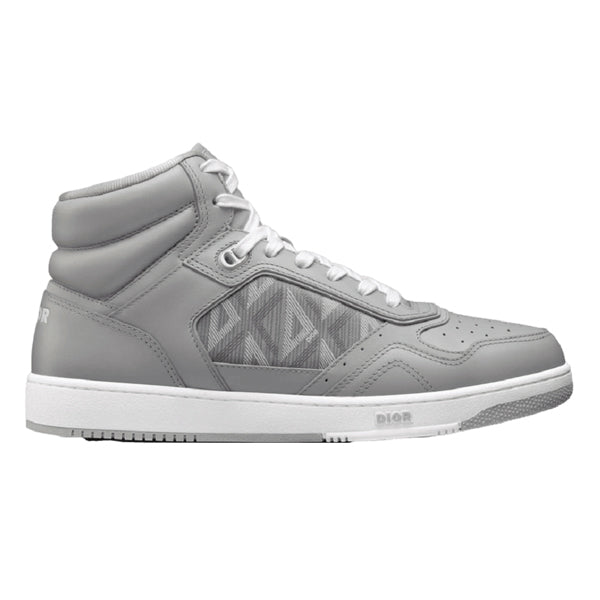 DIOR B27 HIGH-TOP SNEAKER GRAY CD DIAMOND - I077