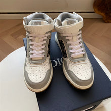 DIOR B27 HIGH-TOP SNEAKER GRAY WHITE - I078