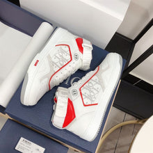 DIOR B27 HIGH-TOP SNEAKER RED WHITE - I074