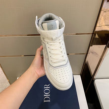 DIOR B27 HIGH-TOP SNEAKER WHITE GRAY - I075