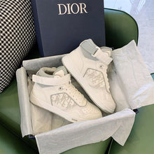 DIOR B27 HIGH-TOP SNEAKER WHITE GRAY - I075