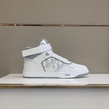 DIOR B27 HIGH-TOP SNEAKER WHITE GRAY - I075