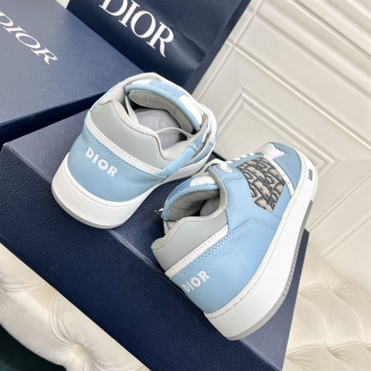 DIOR B27 LOW-TOP SNEAKER LIGHT BLUE WHITE - I069