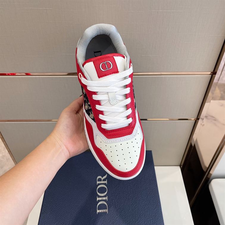 DIOR B27 SNEAKER DIOR OBLIQUE RED - I120