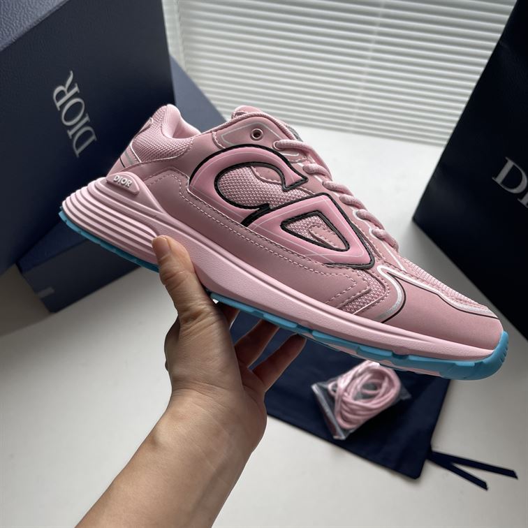 DIOR B30 SNEAKER BLUE MESH AND TECHNICAL FABRIC - I003