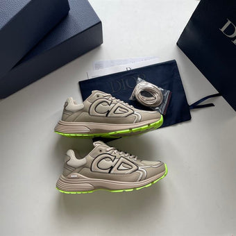 DIOR B30 SNEAKER BLUE MESH AND TECHNICAL FABRIC - I004