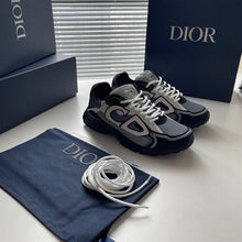 DIOR B30 SNEAKER BLUE MESH AND TECHNICAL FABRIC - I005