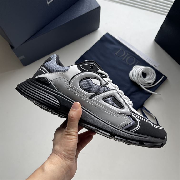 DIOR B30 SNEAKER BLUE MESH AND TECHNICAL FABRIC - I005