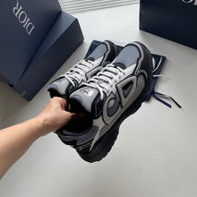 DIOR B30 SNEAKER BLUE MESH AND TECHNICAL FABRIC - I005