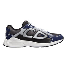 DIOR B30 SNEAKER BLUE MESH AND TECHNICAL FABRIC - I007