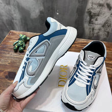 DIOR B30 SNEAKER CREAM MESH YELLOW TECHNICAL FABRIC - I114